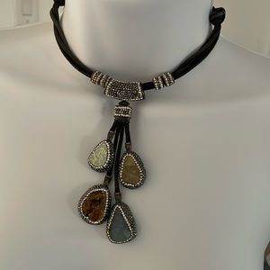 Druzy choker